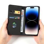 Magnetism Skin Feel Card Holder Leather Phone Case, For iPhone 15 Pro Max, For iPhone 15 Pro, For iPhone 15 Plus, For iPhone 15 – Bild 6