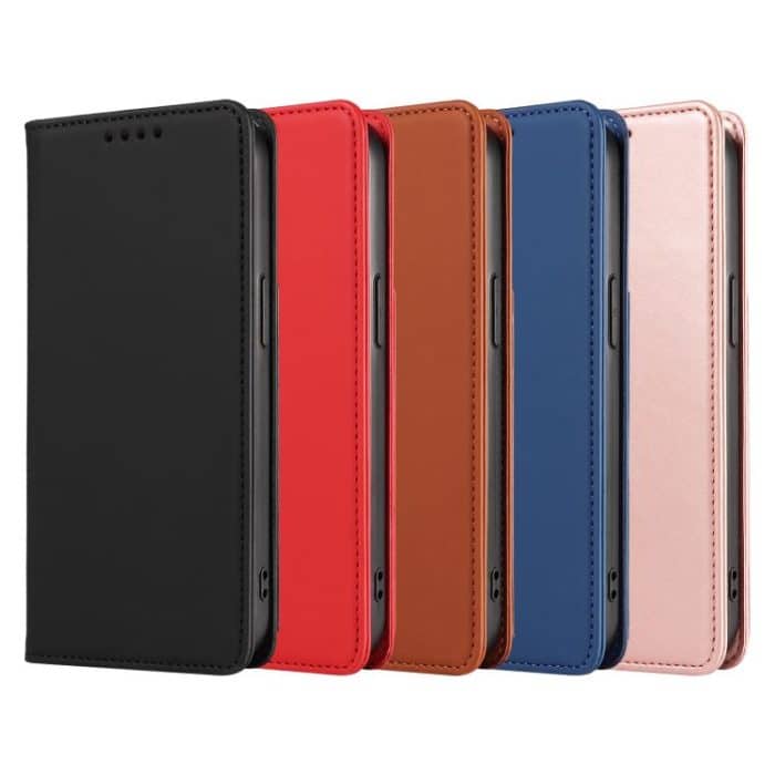 Magnetism Skin Feel Card Holder Leather Phone Case, For iPhone 14 Plus, For iPhone 14, For iPhone 14 Pro, For iPhone 14 Pro Max – Bild 2