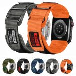 Kalebol Hook and Tri-Loop Nylon Watch Band, For Apple Watch 46mm / 49mm / 45mm / 44mm, For Apple Watch 42mm / 41mm / 40mm / 38mm – Bild 2