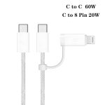 PD41 GaN PD 45W + USB Charger with USB-C to USB-C / 8 Pin Data Cable for iPhone, EU Plug – Bild 4
