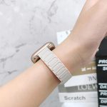 Tri-beads I-shaped Slim Magnetic Silicone Watch Band, For Apple Watch 46mm / 49mm / 45mm / 44mm, For Apple Watch 42mm / 41mm / 40mm / 38mm – Bild 6