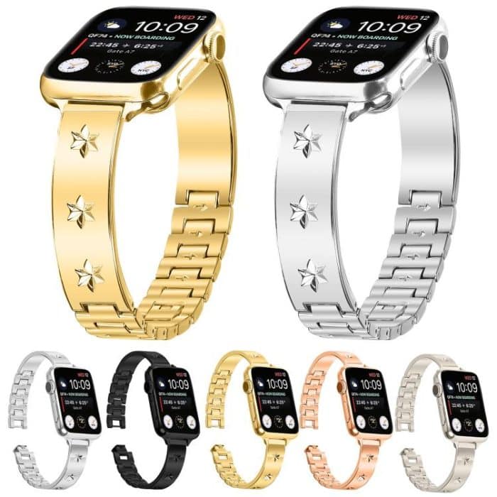 Snowflake Petals Bracelet Metal Watch Band, For Apple Watch 46mm / 49mm / 45mm / 44mm, For Apple Watch 42mm / 41mm / 40mm / 38mm – Bild 2