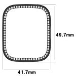 Single Row Diamond Half Coverage Hollow PC Watch Protective Case, For Redmi Watch 3 / Watch 3 Lite – Bild 3