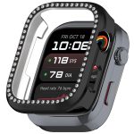 Single Row Diamond Half Coverage Hollow PC Watch Protective Case, For Huawei Watch D2