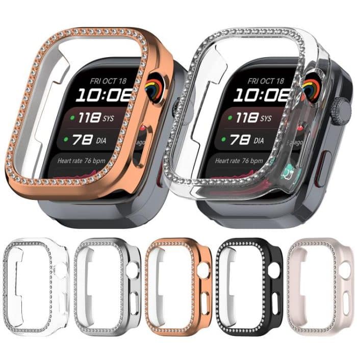 Single Row Diamond Half Coverage Hollow PC Watch Protective Case, For Huawei Watch D2 – Bild 2