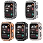 Single Row Diamond Half Coverage Hollow PC Watch Protective Case, For Huawei Watch D2 – Bild 4