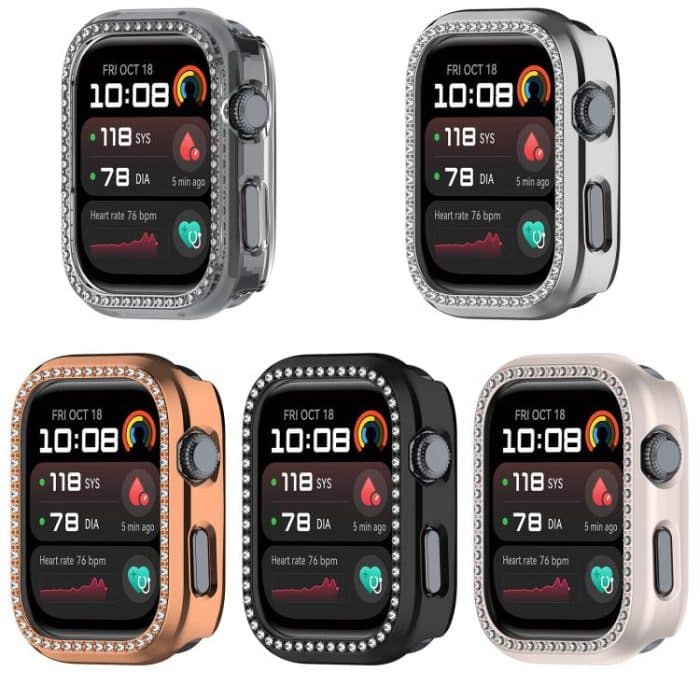 Single Row Diamond Half Coverage Hollow PC Watch Protective Case, For Huawei Watch D2 – Bild 4