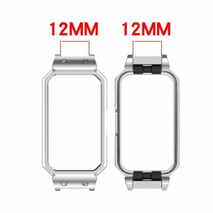 12mm Metal Frame Watch Protective Case, For Huawei Band 10 / 9 / 8 – Bild 2
