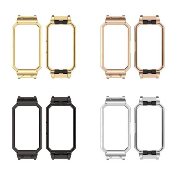 12mm Metal Frame Watch Protective Case, For Huawei Band 10 / 9 / 8 – Bild 3