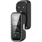 Single Row Diamond Tempered Film Integrated PC Watch Case, For Huawei Band 10 / 9 / 8 – Bild 7