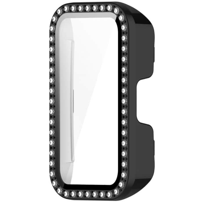 Single Row Diamond Tempered Film Integrated PC Watch Case, For Huawei Band 10 / 9 / 8 – Bild 8