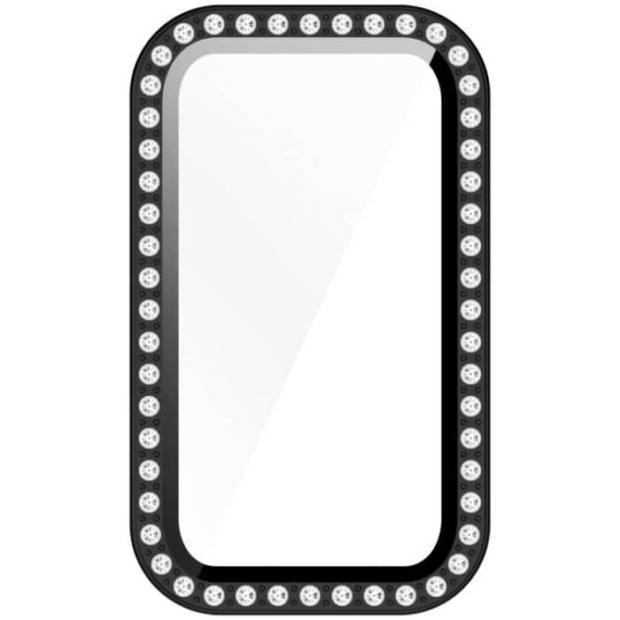 Single Row Diamond Tempered Film Integrated PC Watch Case, For Huawei Band 10 / 9 / 8 – Bild 10