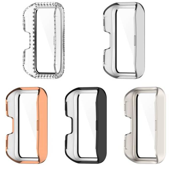 Single Row Diamond Tempered Film Integrated PC Watch Case, For Huawei Band 10 / 9 / 8 – Bild 4
