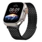 Nine-Bead Magnetic Loop Steel Watch Band, For Apple Watch 46mm / 49mm / 45mm / 44mm, For Apple Watch 42mm / 41mm / 40mm / 38mm