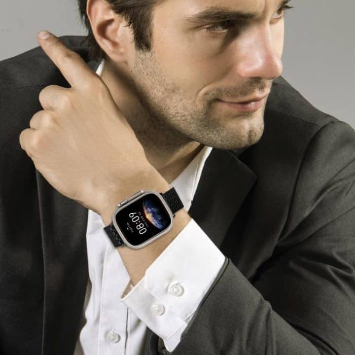 Nine-Bead Magnetic Loop Steel Watch Band, For Apple Watch 46mm / 49mm / 45mm / 44mm, For Apple Watch 42mm / 41mm / 40mm / 38mm – Bild 6