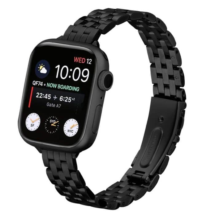 Small Waist Slingshot Buckle Steel Watch Band, For Apple Watch 46mm / 49mm / 45mm / 44mm, For Apple Watch 42mm / 41mm / 40mm / 38mm – Bild 1