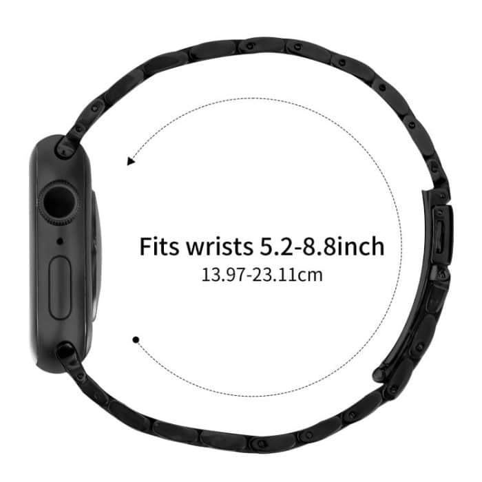 Small Waist Slingshot Buckle Steel Watch Band, For Apple Watch 46mm / 49mm / 45mm / 44mm, For Apple Watch 42mm / 41mm / 40mm / 38mm – Bild 5