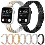 Small Waist Slingshot Buckle Steel Watch Band, For Apple Watch 46mm / 49mm / 45mm / 44mm, For Apple Watch 42mm / 41mm / 40mm / 38mm – Bild 2