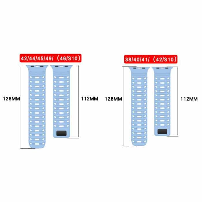 Mountain Armor Magnetic Silicone Watch Band, For Apple Watch 46mm / 49mm / 45mm / 44mm, For Apple Watch 42mm / 41mm / 40mm / 38mm – Bild 3