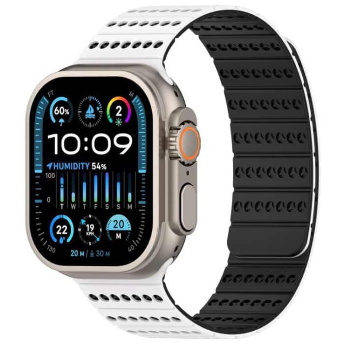 SYA002885901A.jpg Honeycomb Magnetic Watch Band, For Apple Watch 42mm / 41mm / 40mm / 38mm, For Apple Watch 46mm / 49mm / 45mm / 44mm – Bild 1