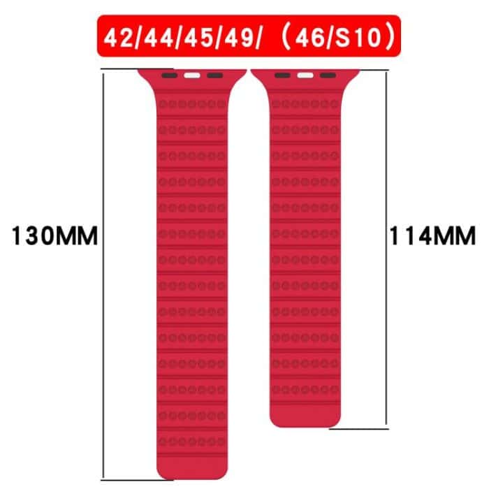 Honeycomb Magnetic Watch Band, For Apple Watch 42mm / 41mm / 40mm / 38mm, For Apple Watch 46mm / 49mm / 45mm / 44mm – Bild 3