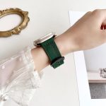 7-Line Tri-Star Buckle Pull Up Leather Watch Band, For Apple Watch 46mm / 49mm / 45mm / 44mm, For Apple Watch 42mm / 41mm / 40mm / 38mm – Bild 5