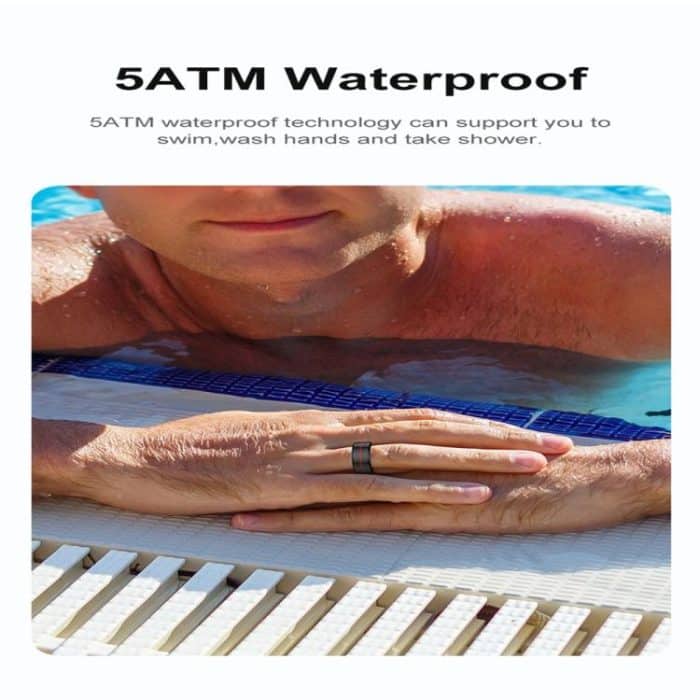 R04 SIZE 9 Smart Ring, Support Heart Rate / Blood Oxygen / Sleep Monitoring / Take Photos – Bild 5
