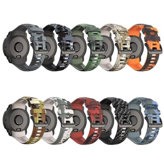 Camouflage Printed Silicone Watch Band, For Garmin Instinct 3 AMOLED / Solar 50mm, For Garmin Instinct 3 AMOLED / Solar 45mm – Bild 3