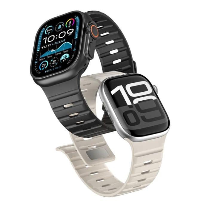 Norman Magnetic Silicone Watch Band, For Apple Watch 46mm / 49mm / 45mm / 44mm, For Apple Watch 42mm / 41mm / 40mm / 38mm – Bild 3