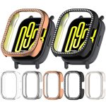 Single Row Diamond Half Coverage Hollow PC Watch Protective Case, For Redmi Watch 5 Lite, For Redmi Watch 5 Active – Bild 2