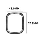 Single Row Diamond Half Coverage Hollow PC Watch Protective Case, For Redmi Watch 5 Lite, For Redmi Watch 5 Active – Bild 3