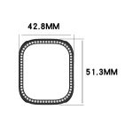 Single Row Diamond Half Coverage Hollow PC Watch Protective Case, For Redmi Watch 5 Lite, For Redmi Watch 5 Active – Bild 4