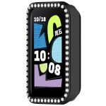 Single Row Diamond Half Coverage Hollow PC Watch Protective Case, For Honor Band 10 – Bild 6