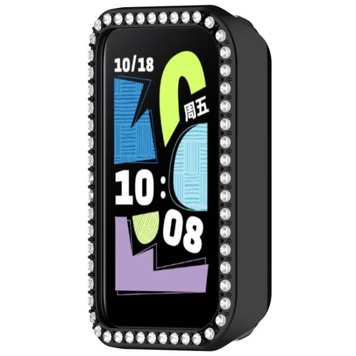 Single Row Diamond Half Coverage Hollow PC Watch Protective Case, For Honor Band 10 – Bild 6