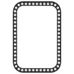 Single Row Diamond Half Coverage Hollow PC Watch Protective Case, For Honor Band 10 – Bild 10