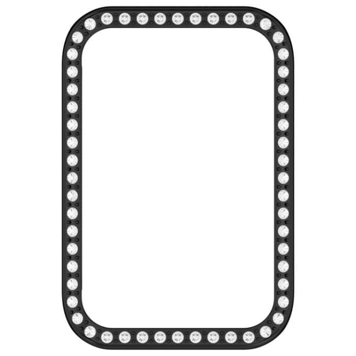 Single Row Diamond Half Coverage Hollow PC Watch Protective Case, For Honor Band 10 – Bild 10