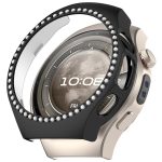 Single Row Diamond Half Coverage Hollow PC Watch Protective Case, For Huawei Watch 5 42mm, For Huawei Watch 5 46mm