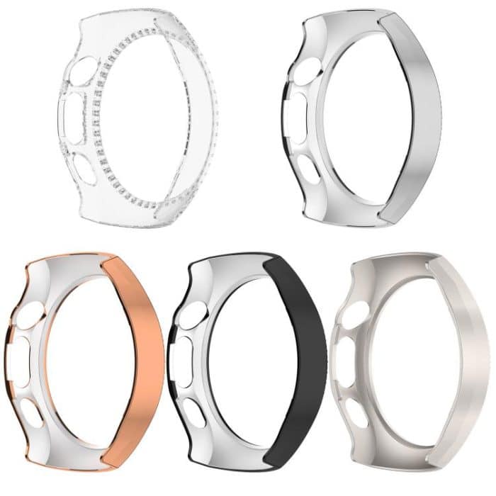 Single Row Diamond Half Coverage Hollow PC Watch Protective Case, For Huawei Watch 5 42mm, For Huawei Watch 5 46mm – Bild 6