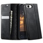 CaseMe 033 Calf Leather Lining Microfibre RFID Blocking Phone Case, For iPhone 16e, For iPhone 16 Pro Max, For iPhone 16 Pro, For iPhone 16 Plus