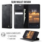 CaseMe 033 Calf Leather Lining Microfibre RFID Blocking Phone Case, For iPhone 16e, For iPhone 16 Pro Max, For iPhone 16 Pro, For iPhone 16 Plus – Bild 2
