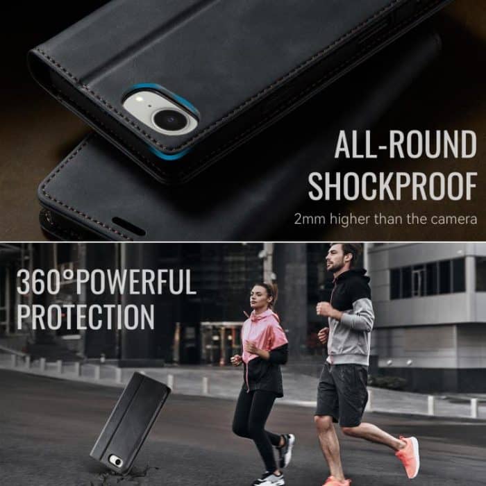 CaseMe 033 Calf Leather Lining Microfibre RFID Blocking Phone Case, For iPhone 16e, For iPhone 16 Pro Max, For iPhone 16 Pro, For iPhone 16 Plus – Bild 6