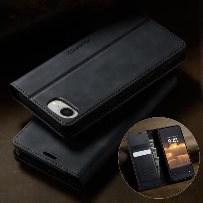 CaseMe 033 Calf Leather Lining Microfibre RFID Blocking Phone Case, For iPhone 16e, For iPhone 16 Pro Max, For iPhone 16 Pro, For iPhone 16 Plus – Bild 10