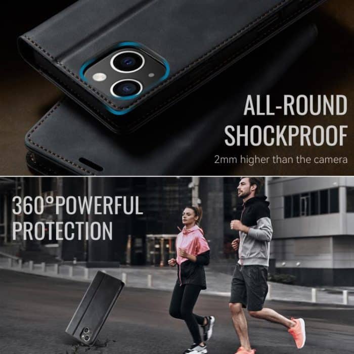 CaseMe 033 Calf Leather Lining Microfibre RFID Blocking Phone Case, For iPhone 16, For iPhone 15 Pro Max, For iPhone 15 Pro, For iPhone 15 Plus – Bild 6