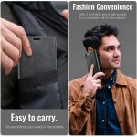 CaseMe 033 Calf Leather Lining Microfibre RFID Blocking Phone Case, For iPhone 16, For iPhone 15 Pro Max, For iPhone 15 Pro, For iPhone 15 Plus – Bild 8