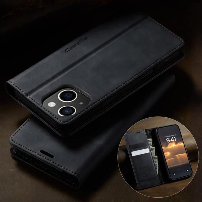 CaseMe 033 Calf Leather Lining Microfibre RFID Blocking Phone Case, For iPhone 16, For iPhone 15 Pro Max, For iPhone 15 Pro, For iPhone 15 Plus – Bild 10