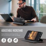 CaseMe 033 Calf Leather Lining Microfibre RFID Blocking Phone Case, For iPhone 15, For iPhone 14 Plus, For iPhone 14, For iPhone 14 Pro – Bild 5