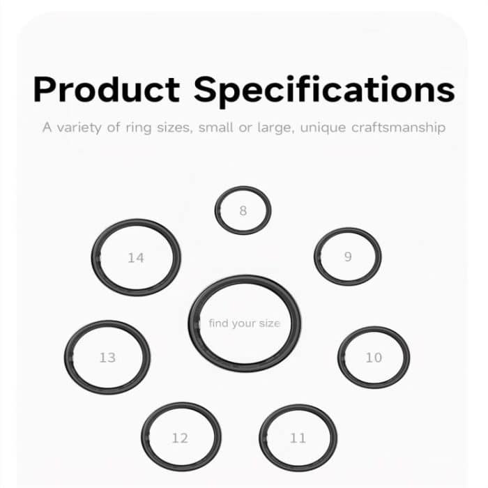 SY01 SIZE 9 Smart Ring, Support Heart Rate / Blood Oxygen / Sleep Monitoring / Multiple Sport Modes – Bild 7