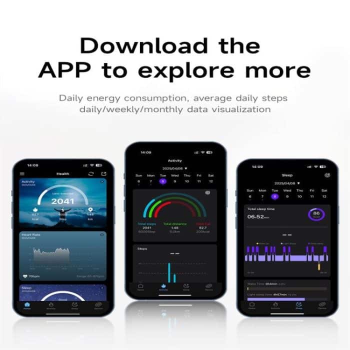 SY01 SIZE 13 Smart Ring, Support Heart Rate / Blood Oxygen / Sleep Monitoring / Multiple Sport Modes – Bild 6