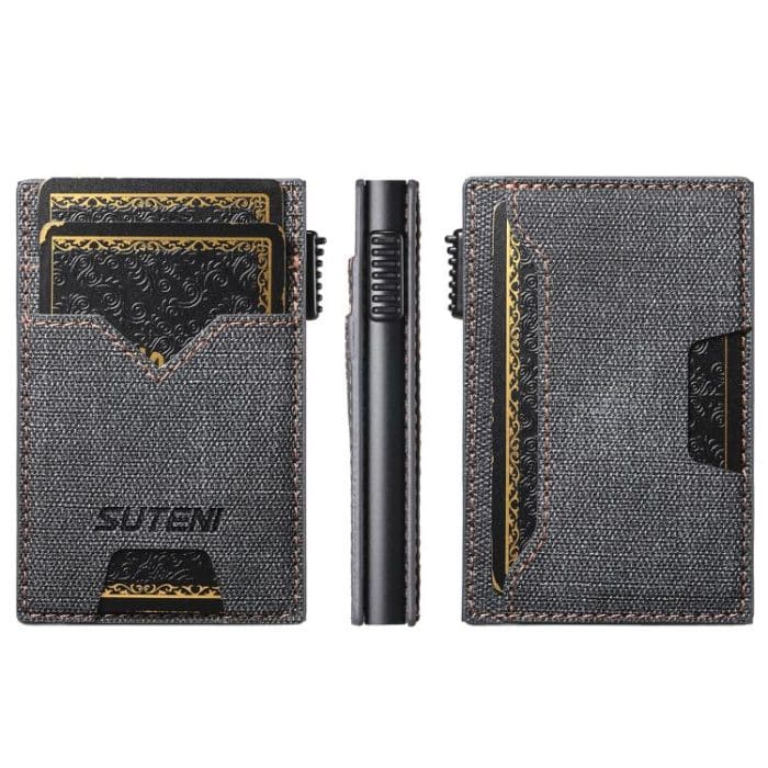 SYA002926201A.jpg The Suteni denim double-sided card slot button automatically ejects the card box – Bild 1