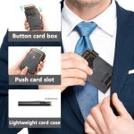 The Suteni denim double-sided card slot button automatically ejects the card box – Bild 6